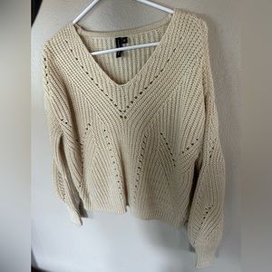 XS V neck sweater